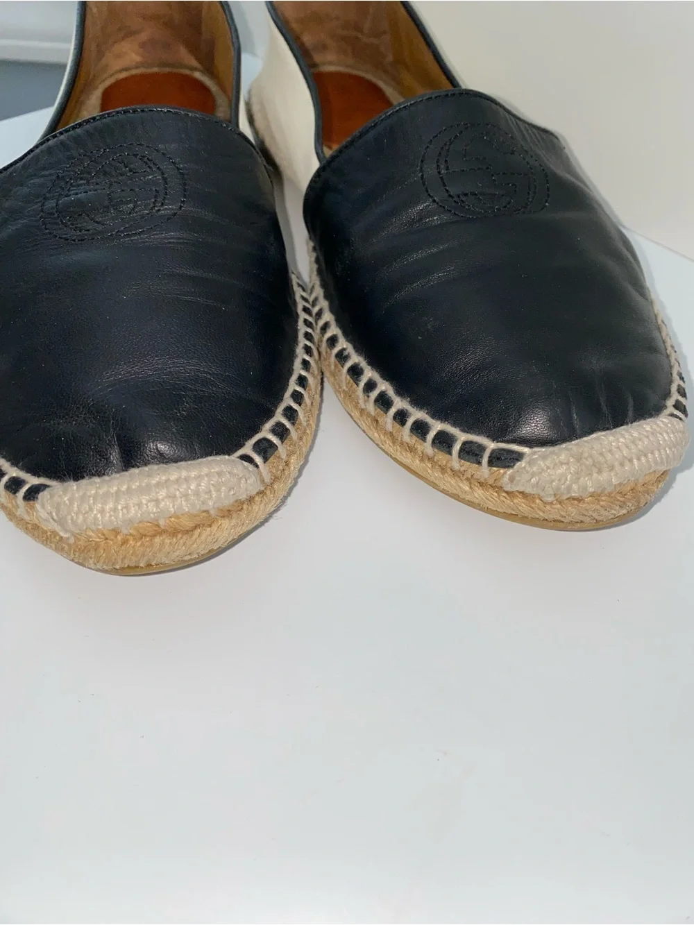 Gucci slip espadrille